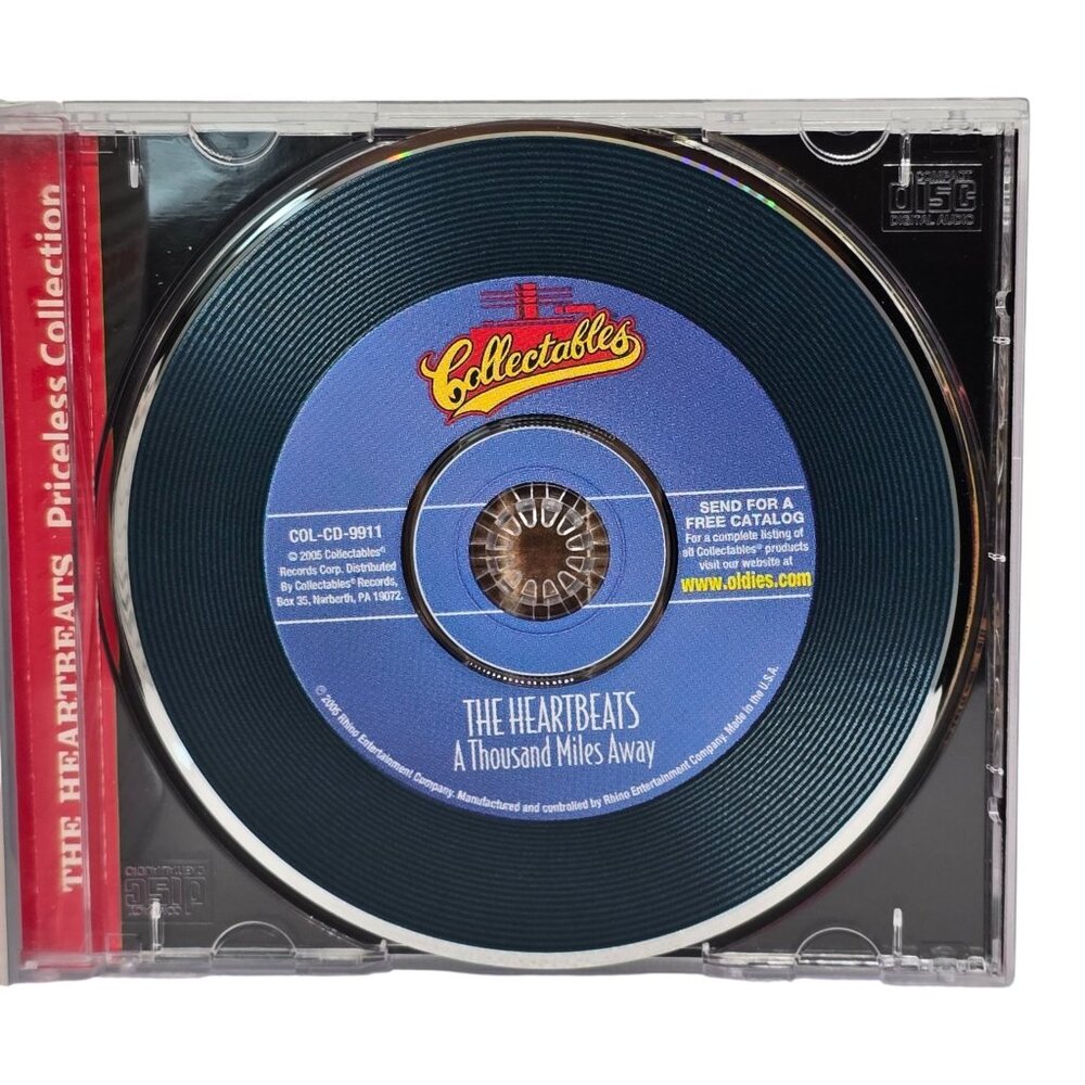 Collectables The Heartbeats A Thousand Miles Away Music CD Great Group Series - Picture 3 of 4
